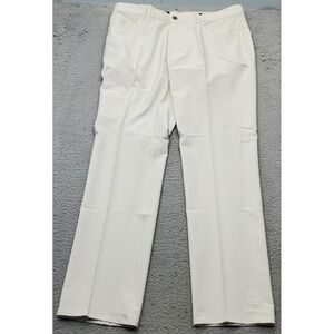 Dunning Golf Pants Mens 36x32 Tan Stretch Performance Regular Fit Straight Leg